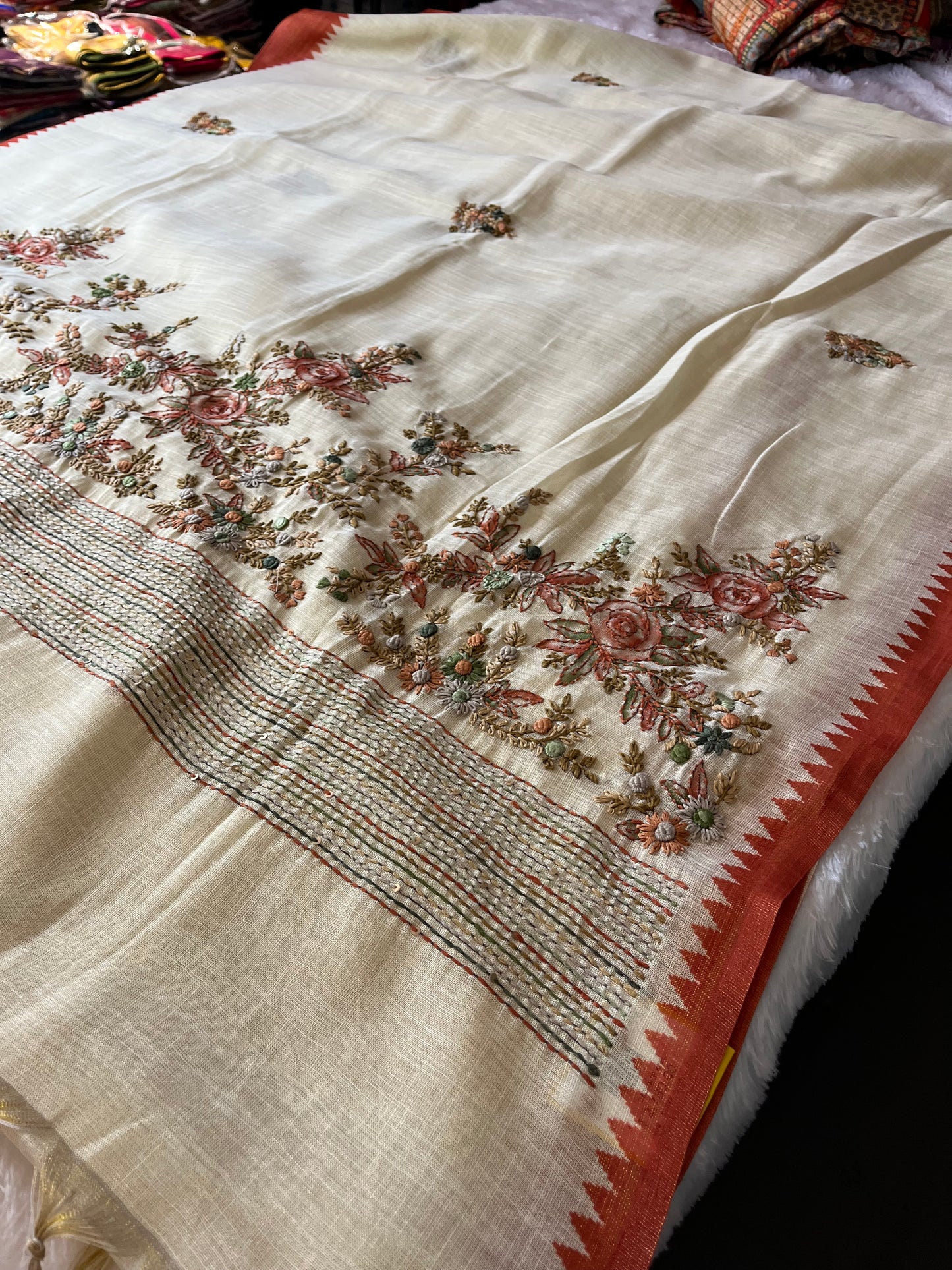 Linen Designer Embroidery