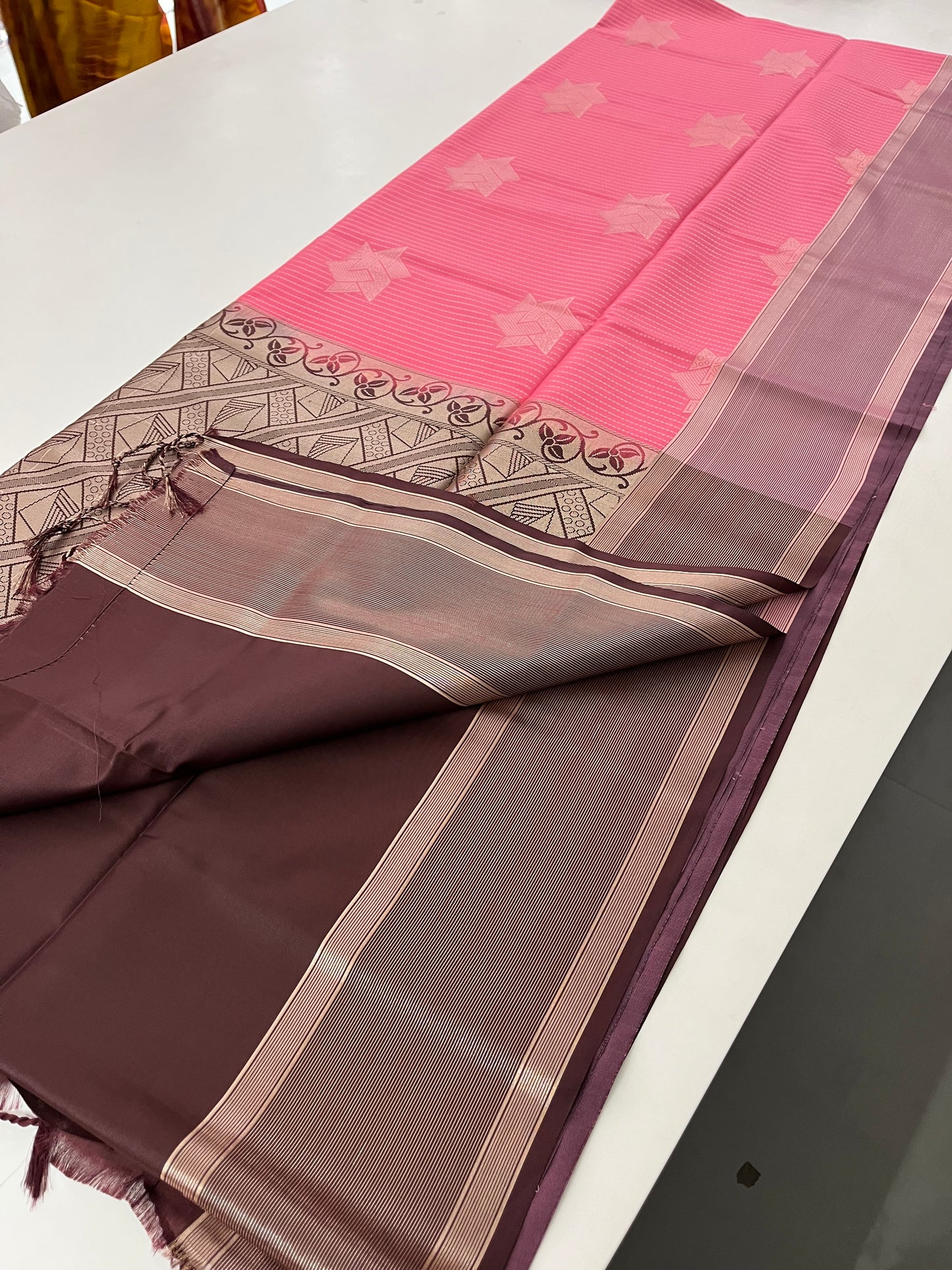 Semi Kanchi Silk Saree