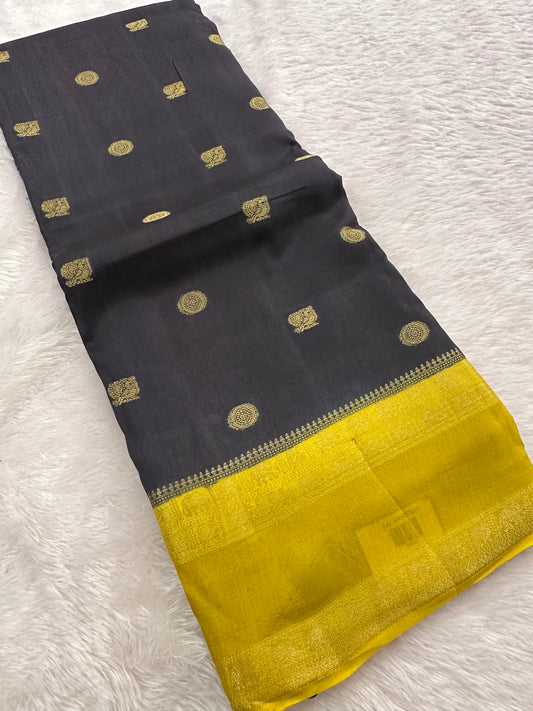 Tussar Viscose Fancy Saree-M19