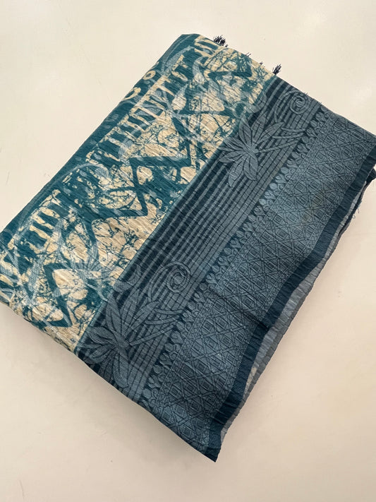 Printed Tussar Fancy