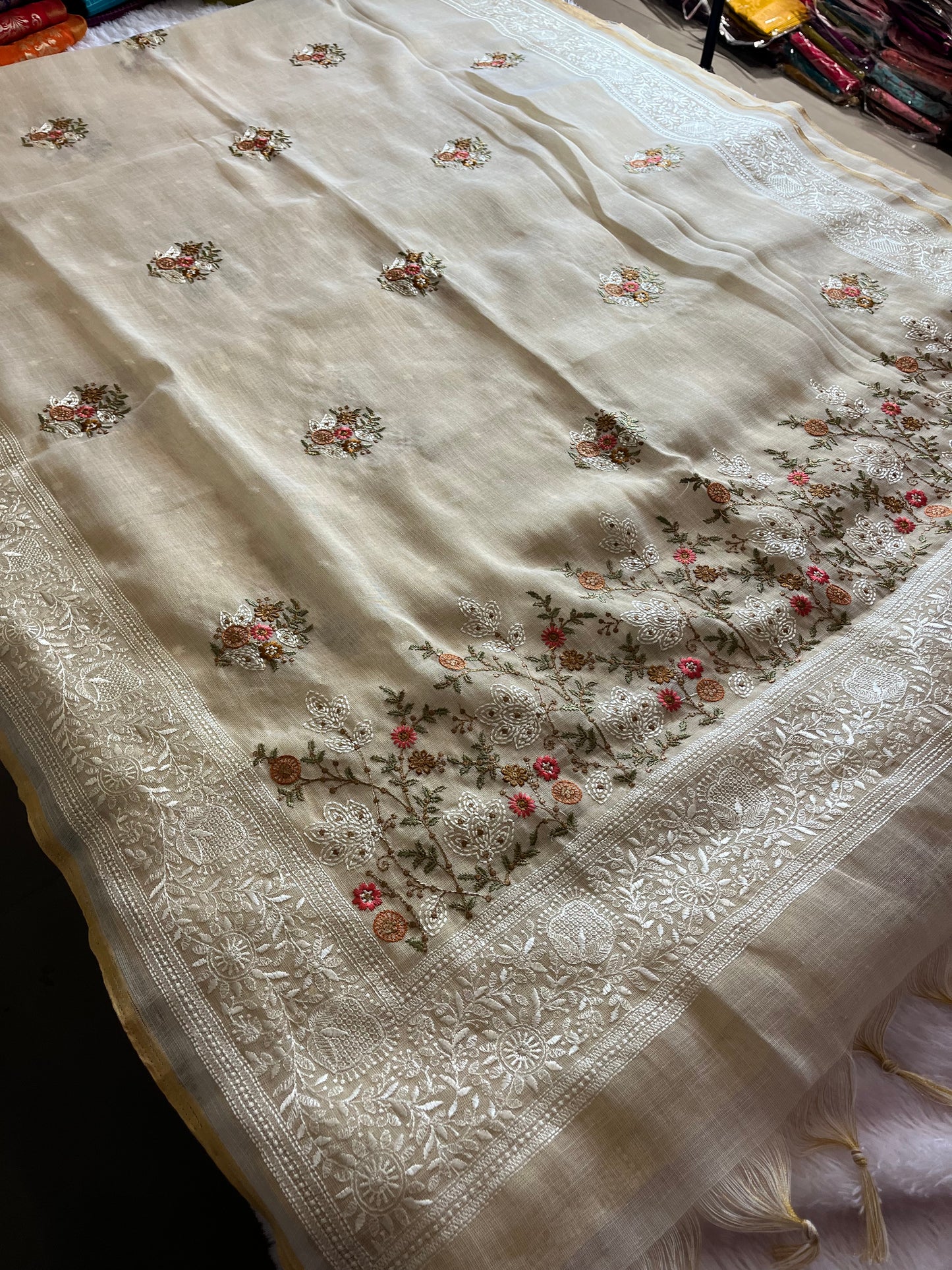 Linen Designer Embroidery