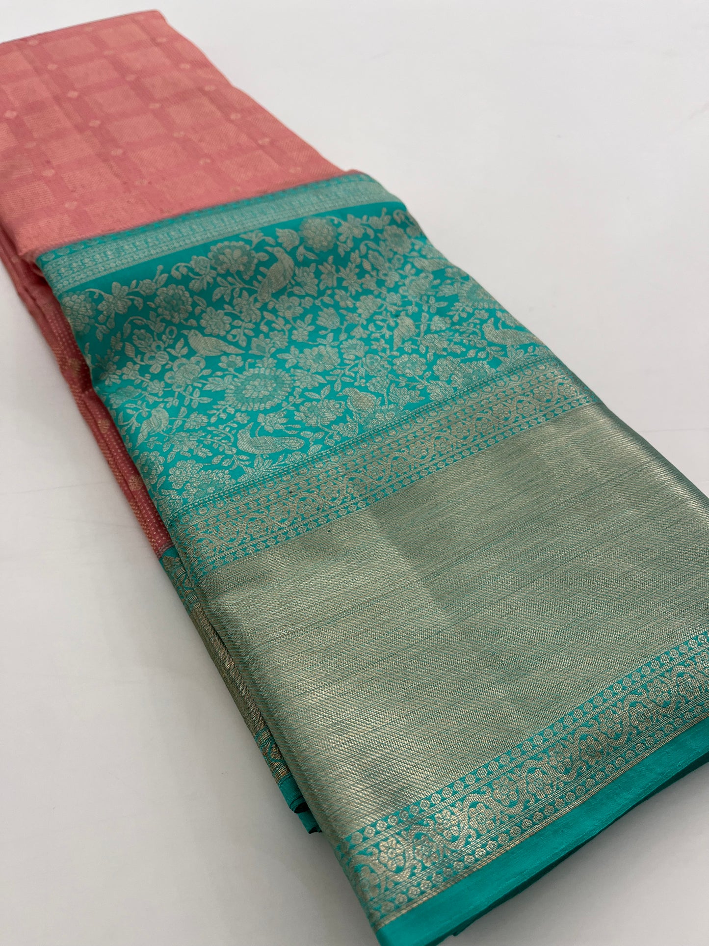 Pure Kanchipuram silk saree with silk mark certified