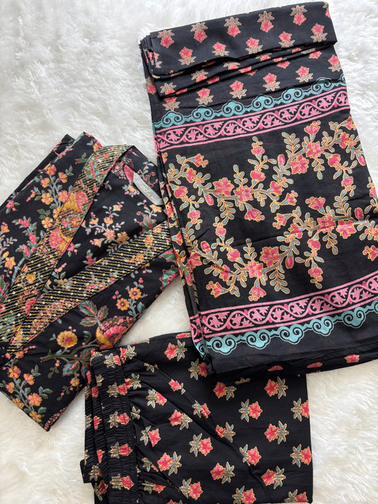 Floral Anarkali Kurti With Plaazo