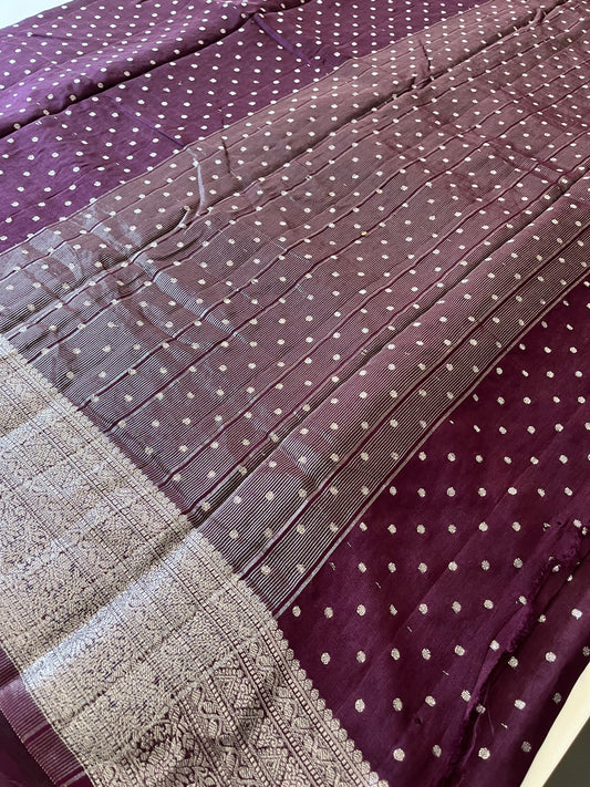 Silver Butties Banarasi Viscose