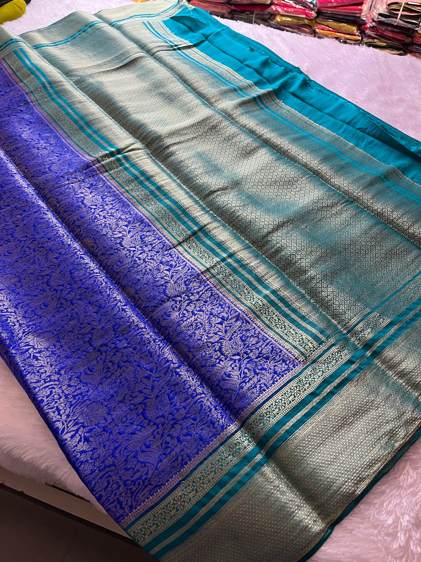 Banarasi Brocade soft silk