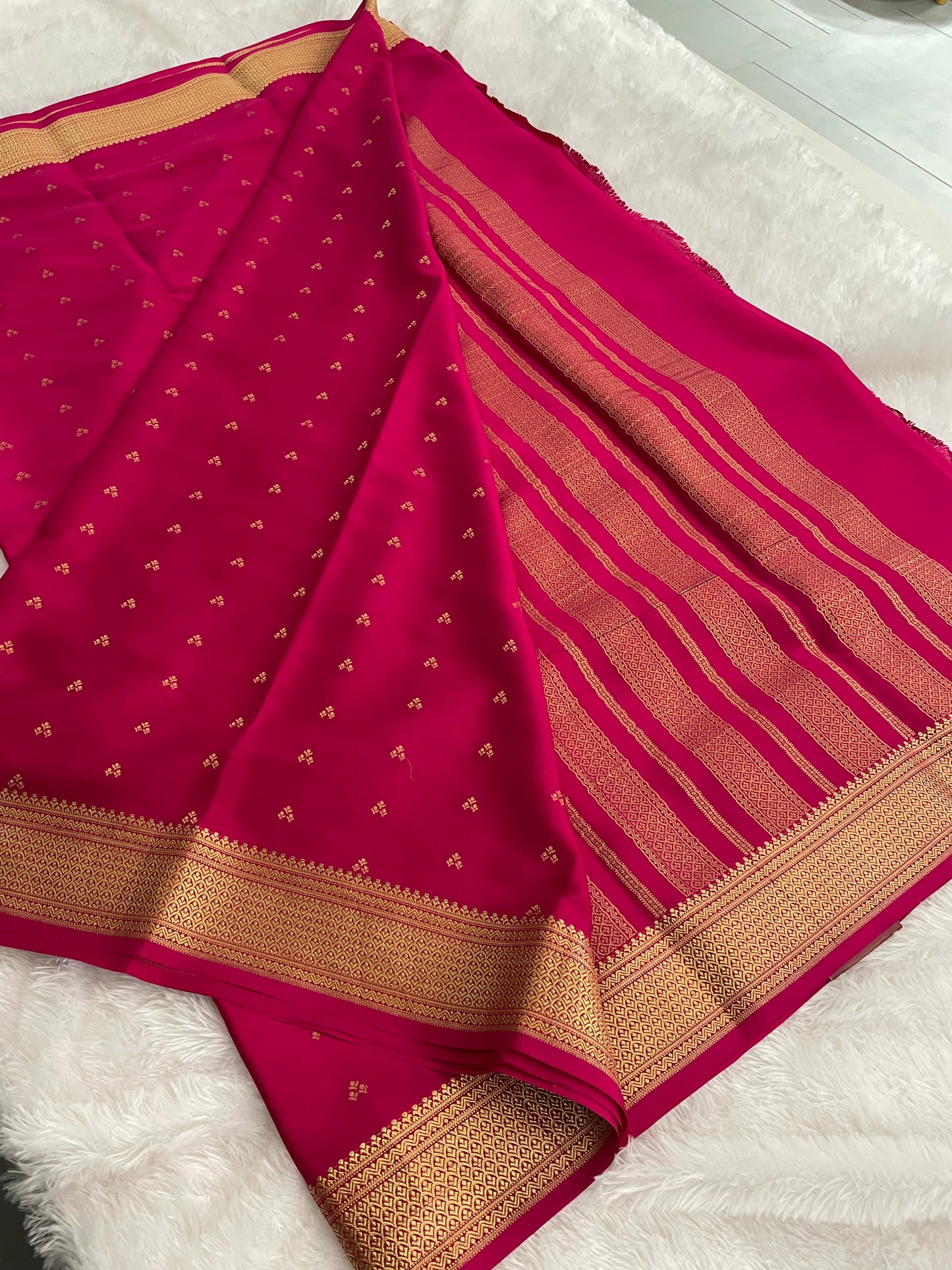 Pure Crape Mysore silk