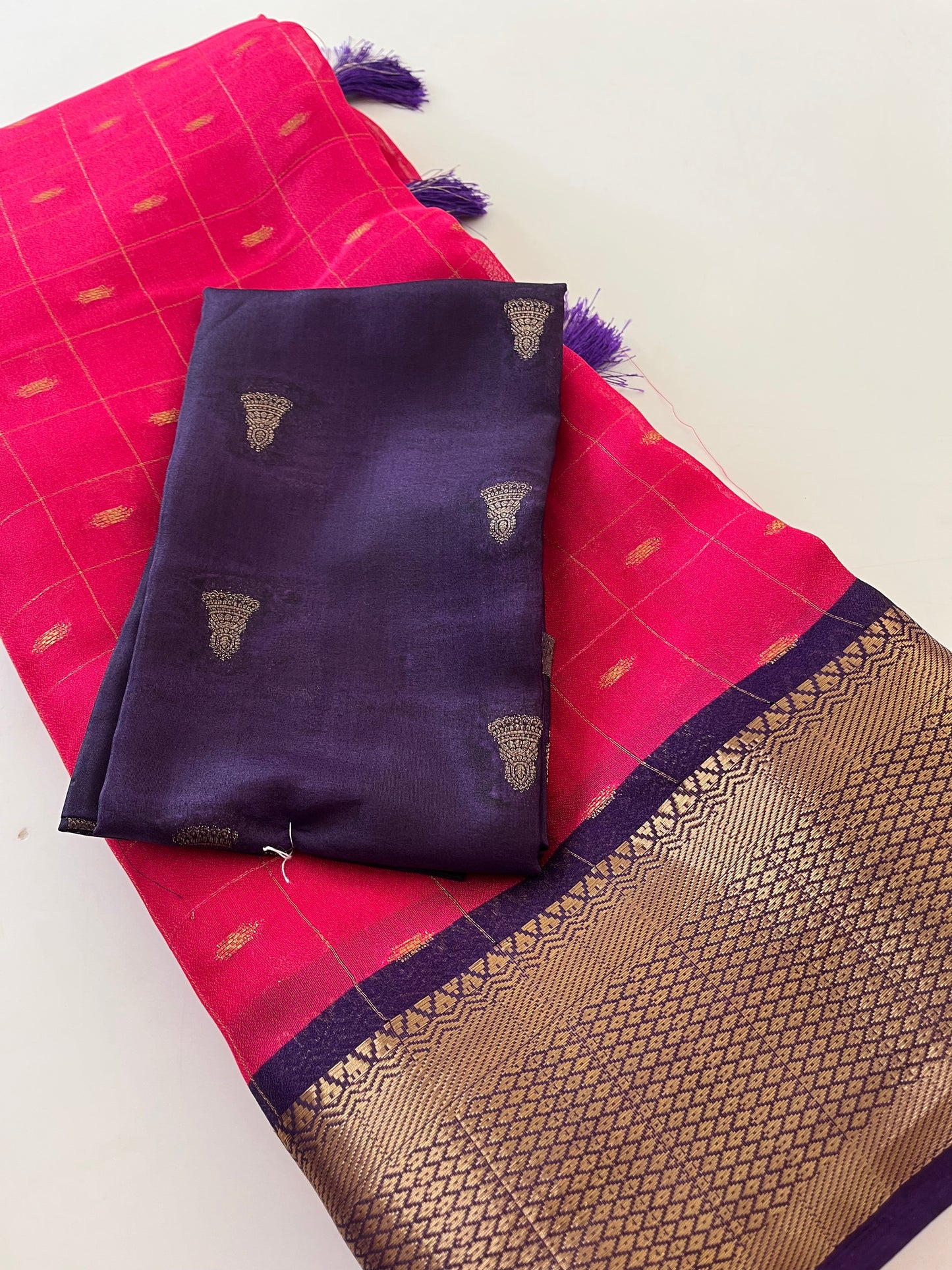 Moonga silk saree