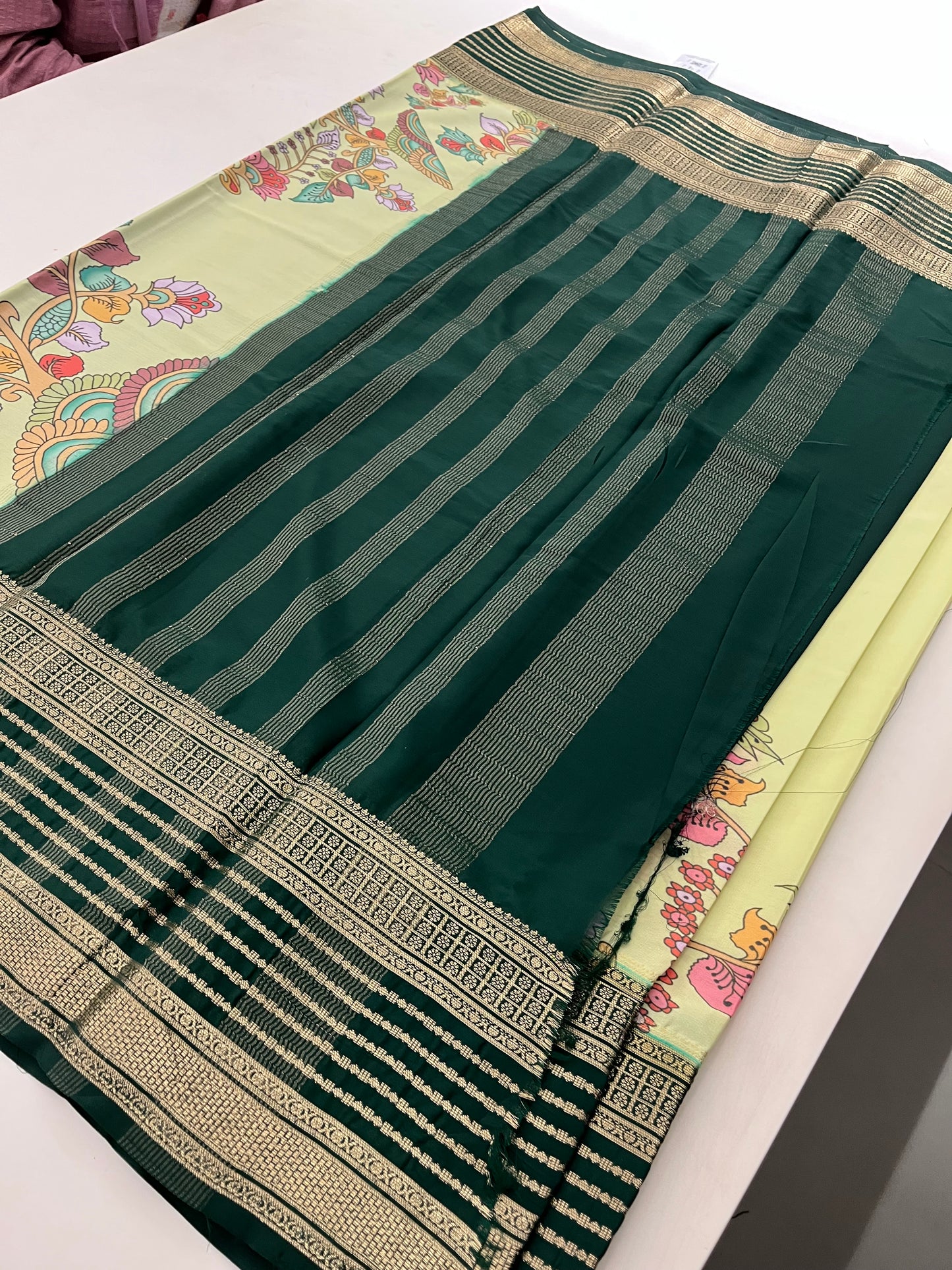 Ju10 Printed Semi Mysore Silk