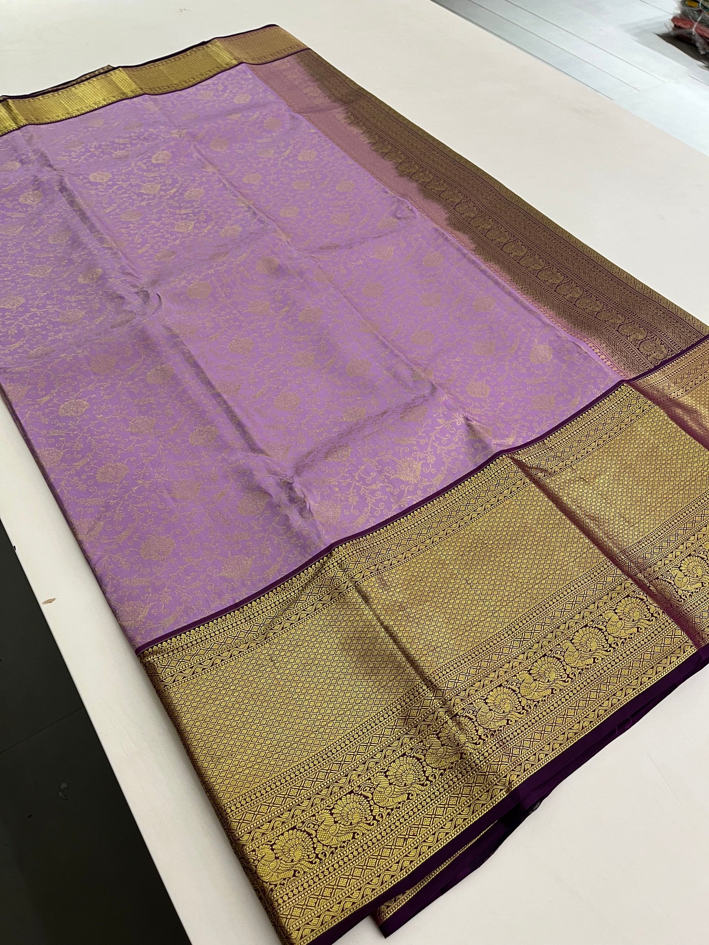 Pure Brocade Kanchi silk
