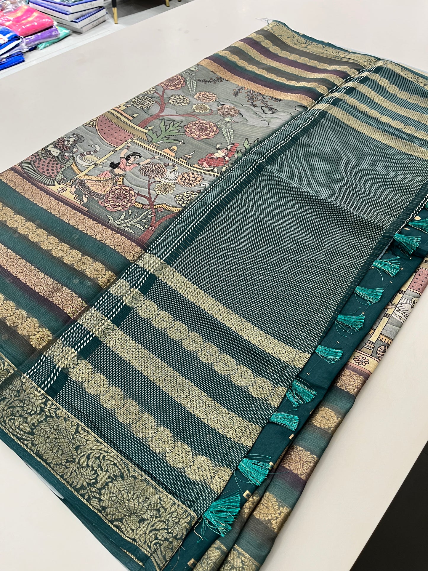 Organza Fancy Saree