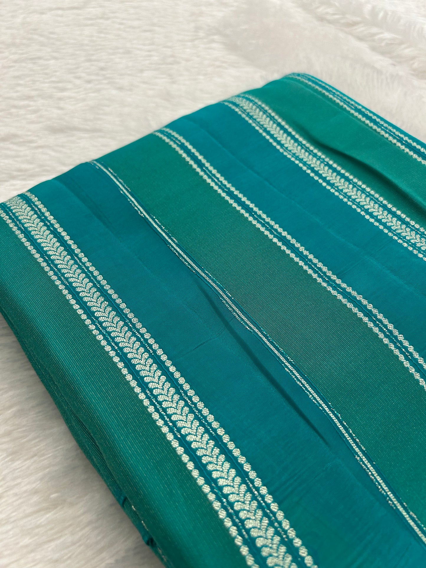 DESIGNER PARTYWEAR SAREE WITH CONTRAST BLOUSE-SAPPHIRE BLUE X BABY PINK
