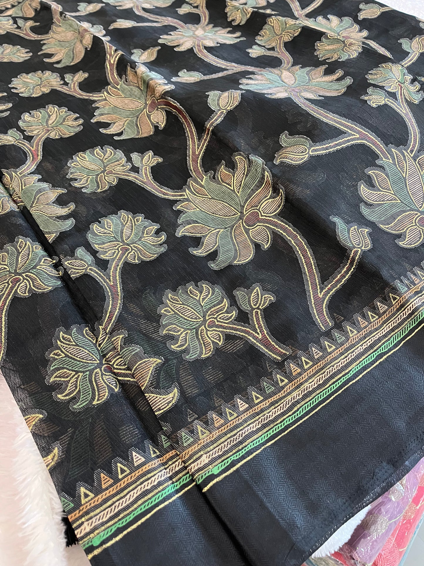 Linen chiffon