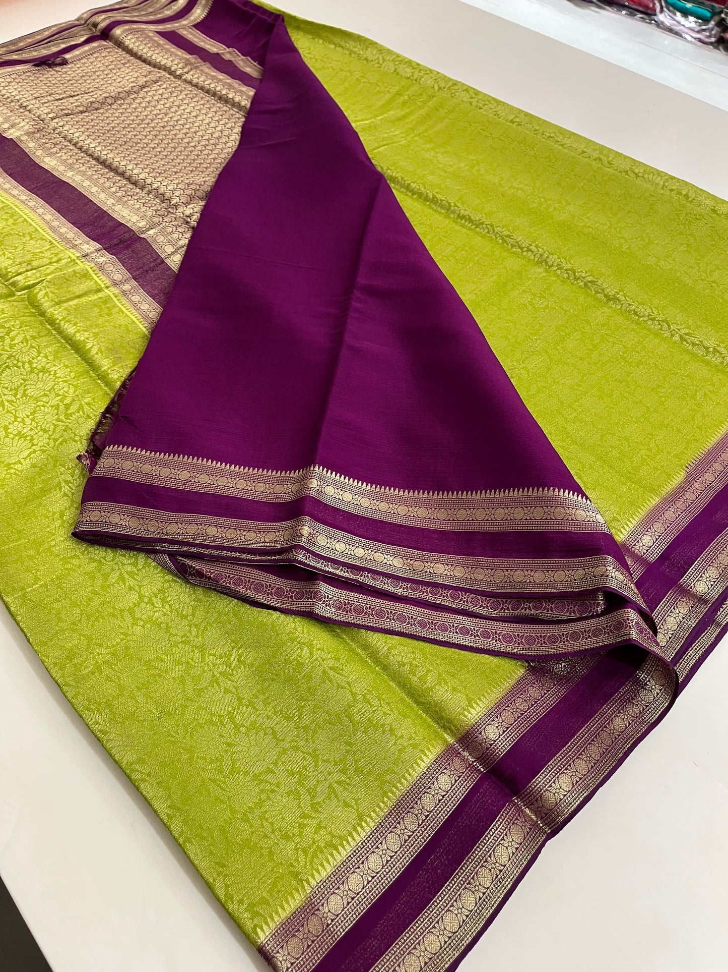 Brocade Banarasi soft silk