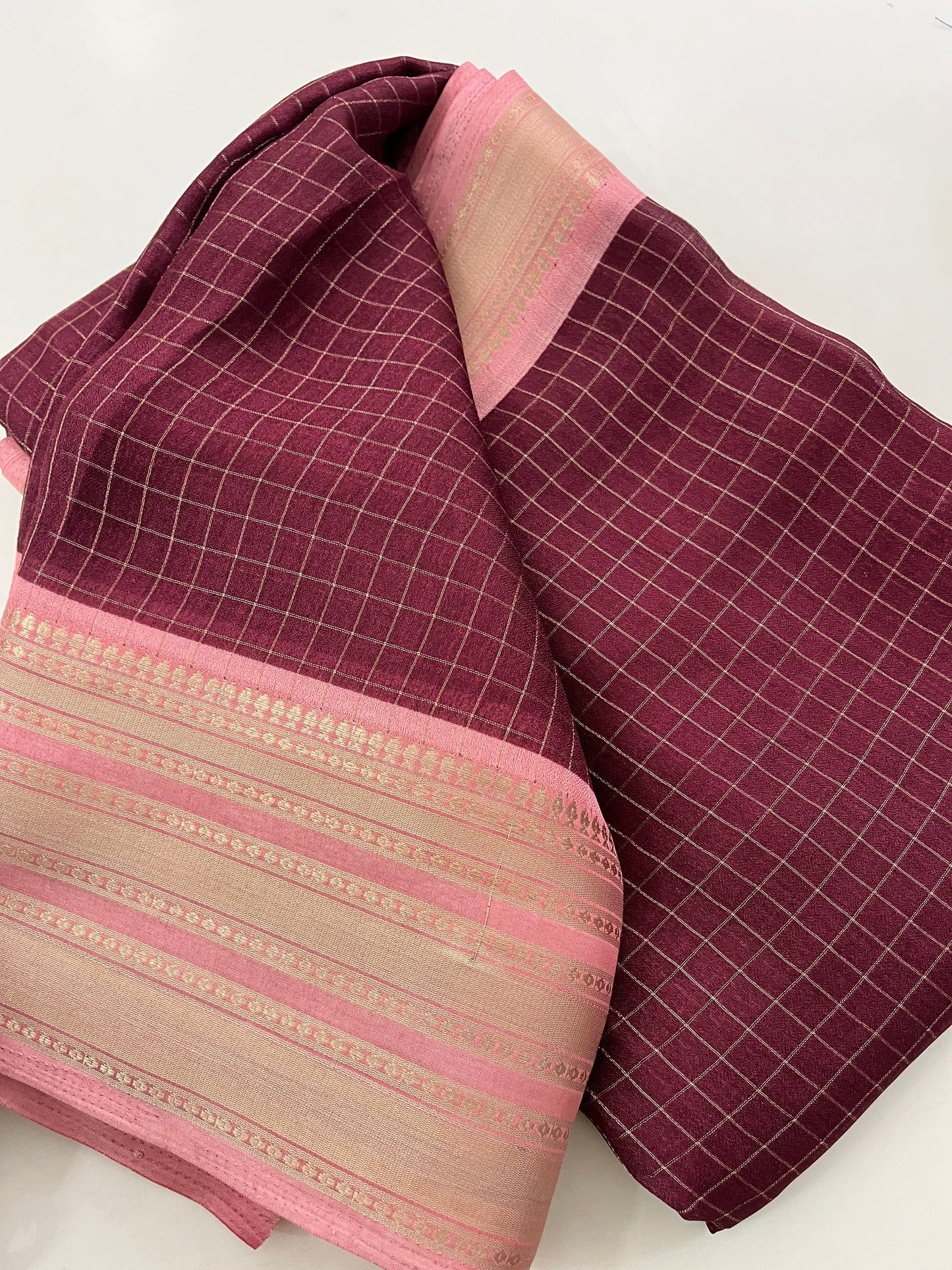 Crepe Chiffon Saree