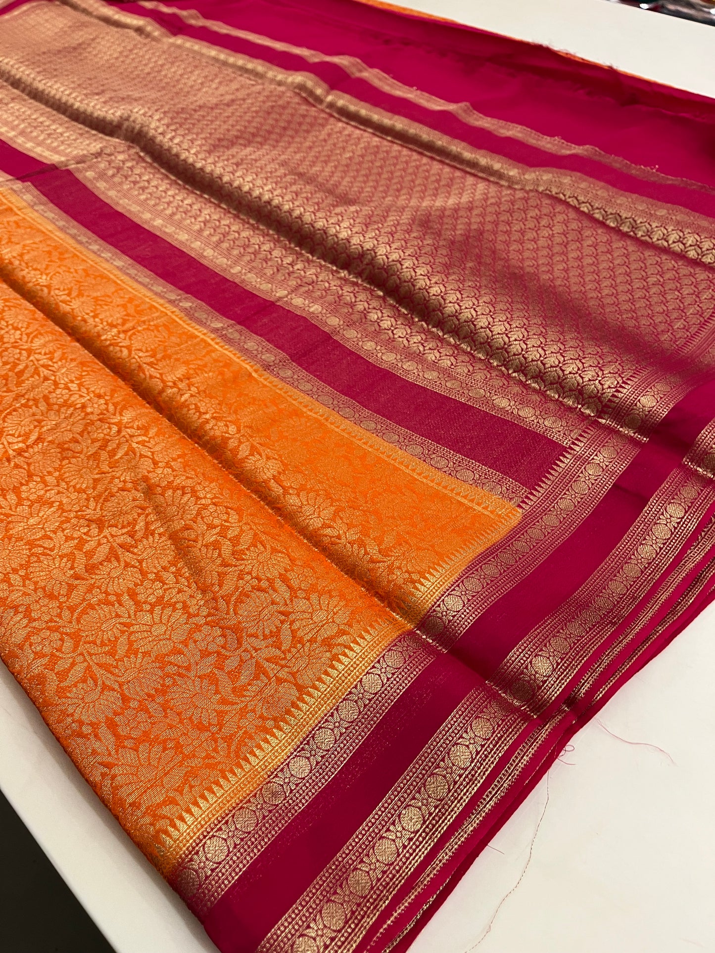 Brocade Banarasi soft silk