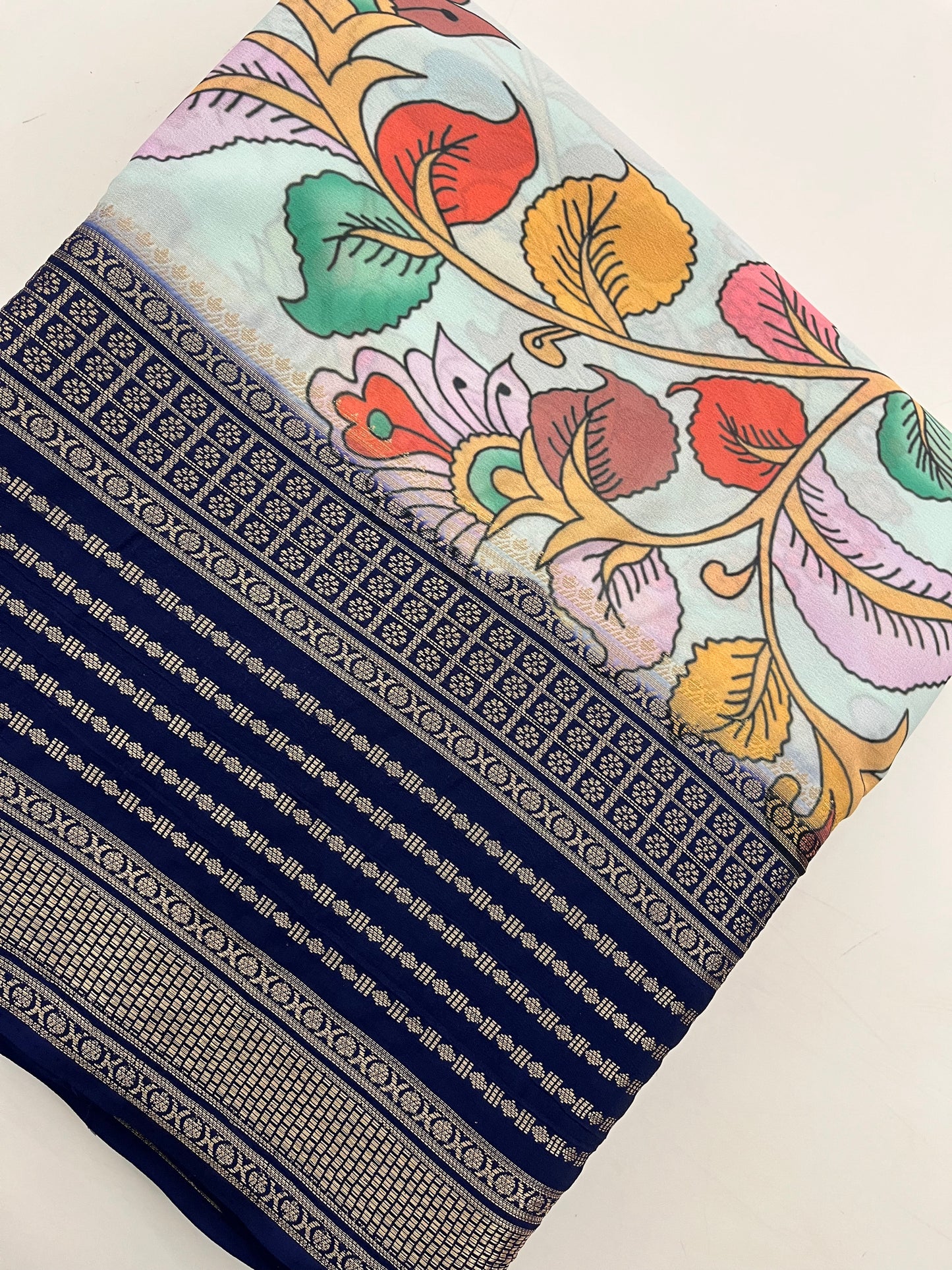 Ju10 Printed Semi Mysore Silk