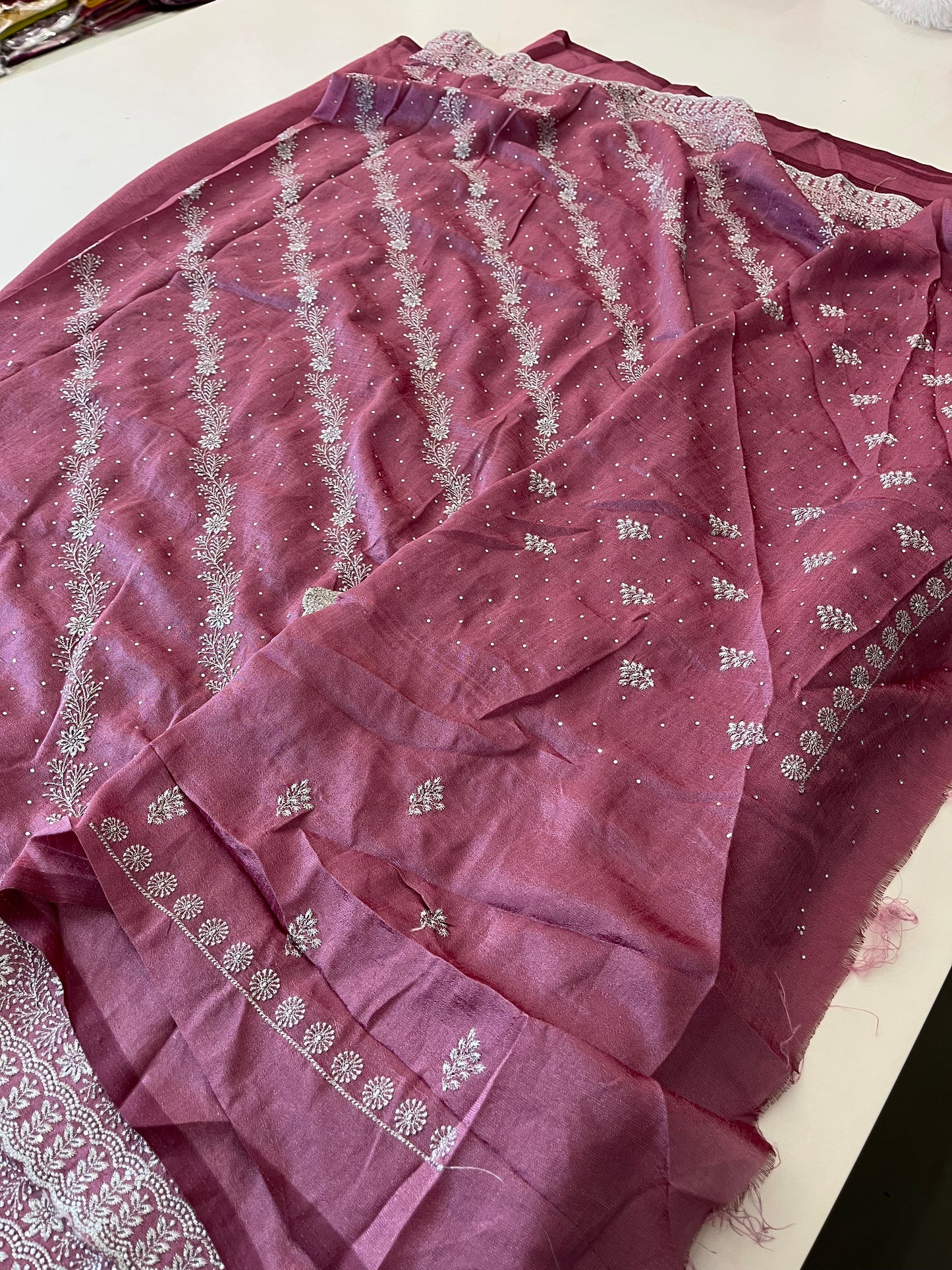 Tussar Work fancy saree-1016