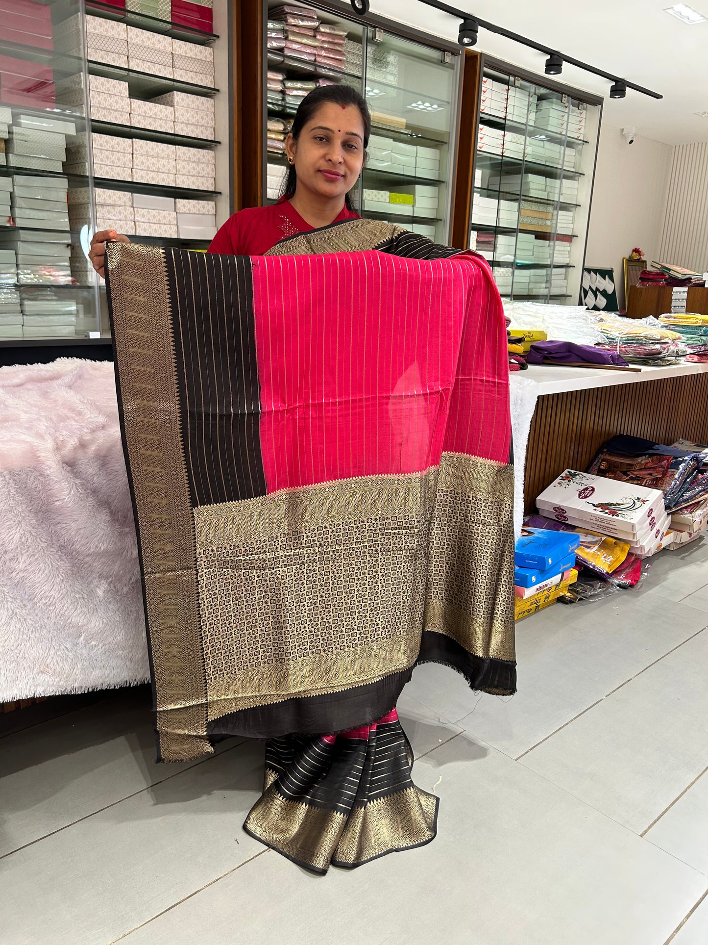 Banarasi viscose crape fancy