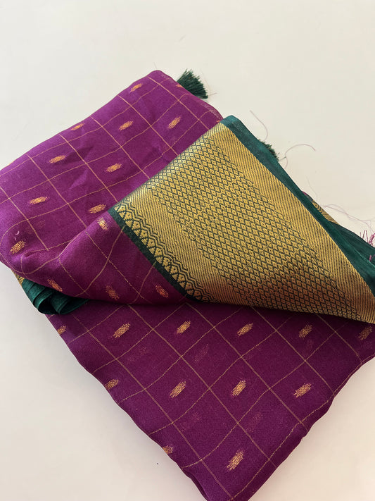 Moonga silk saree