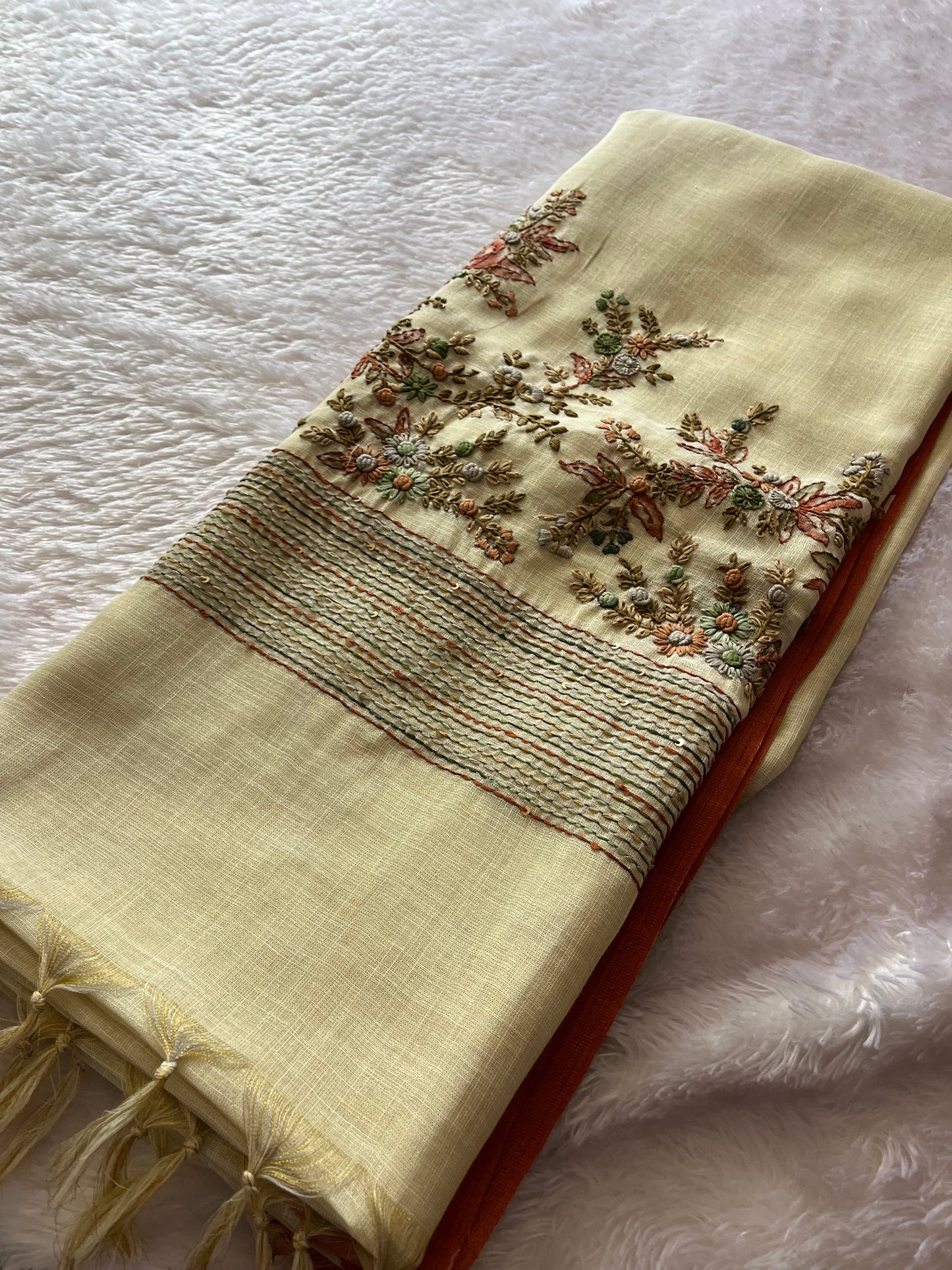Linen Designer Embroidery