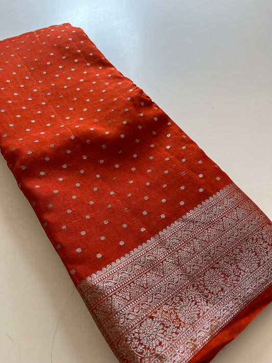 Silver Butties Banarasi Viscose