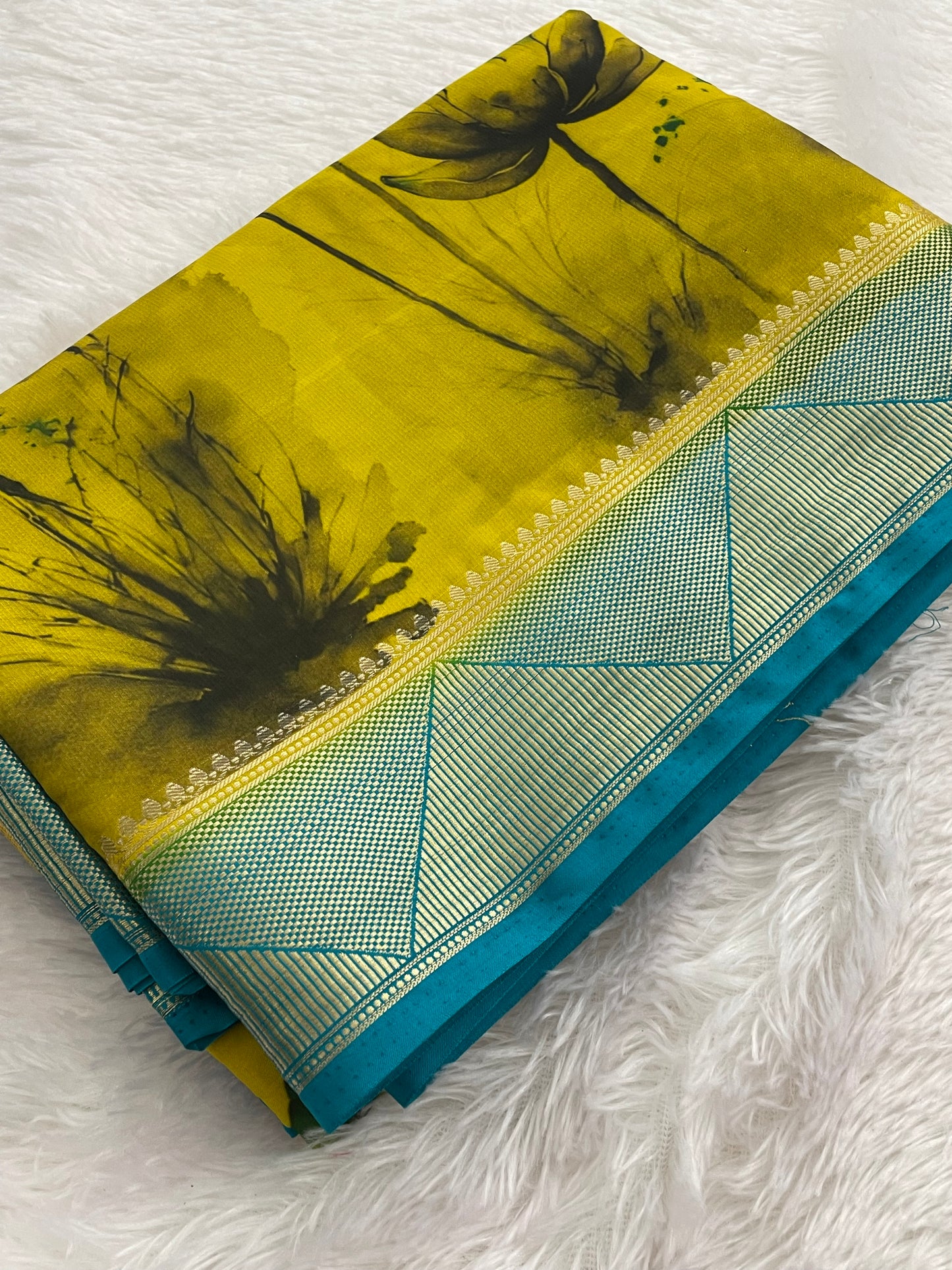 Printed Crape Silk