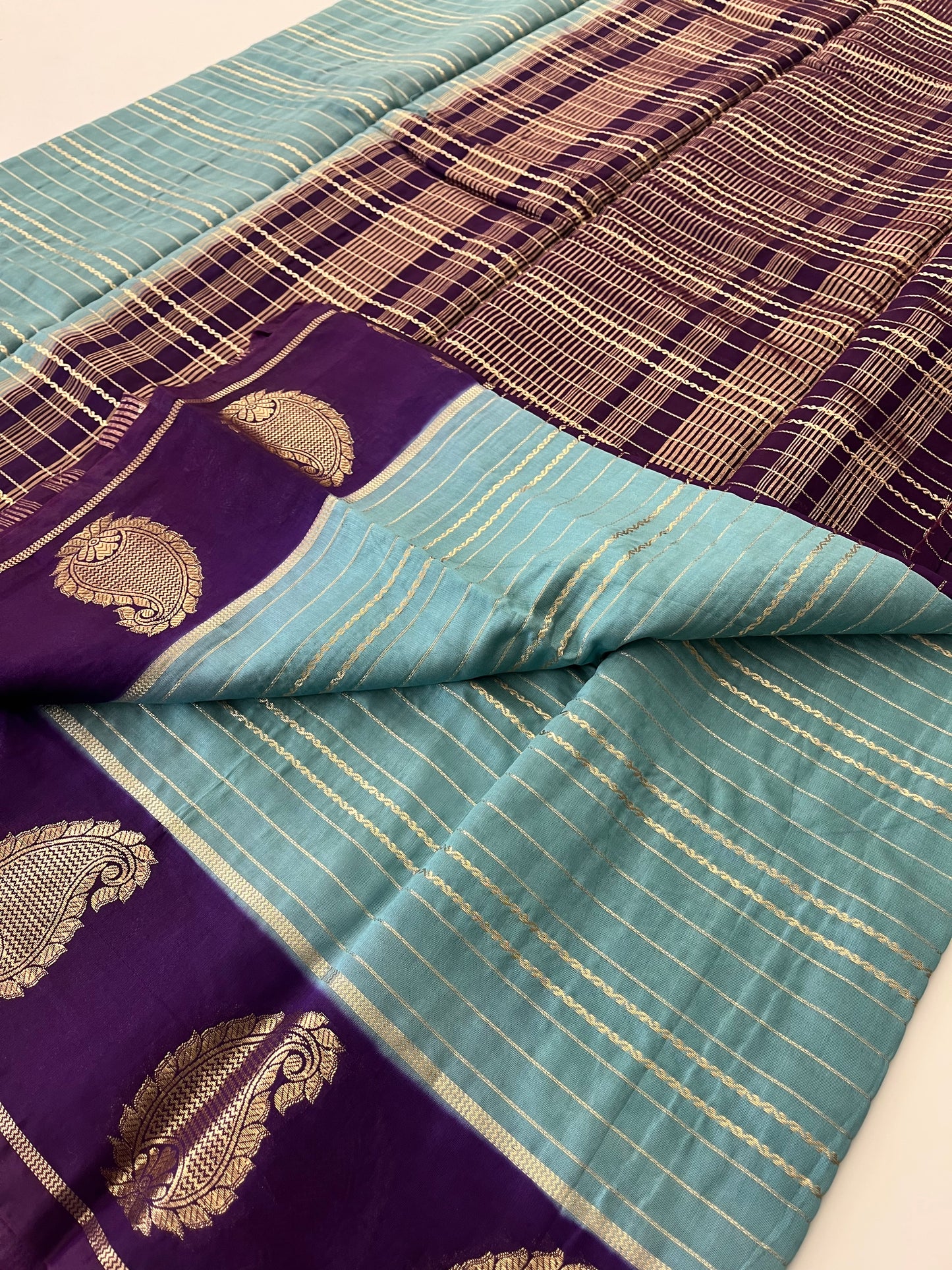 Semi Mysore silk new design