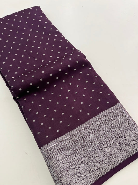 Banarasi silver Butties