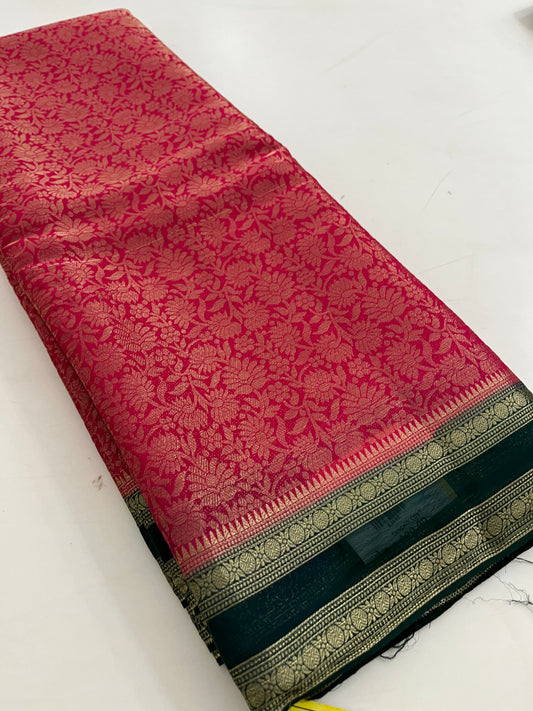Brocade Banarasi soft silk