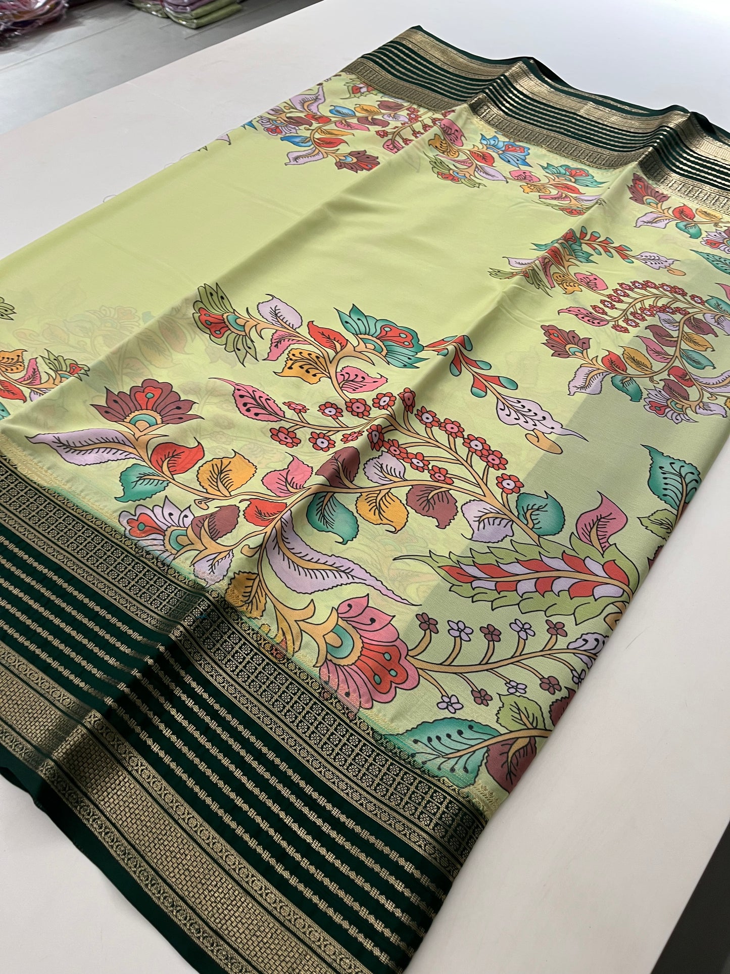 Ju10 Printed Semi Mysore Silk
