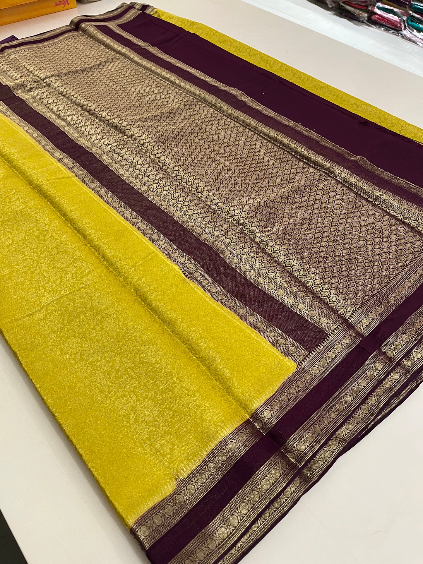 Brocade Banarasi soft silk