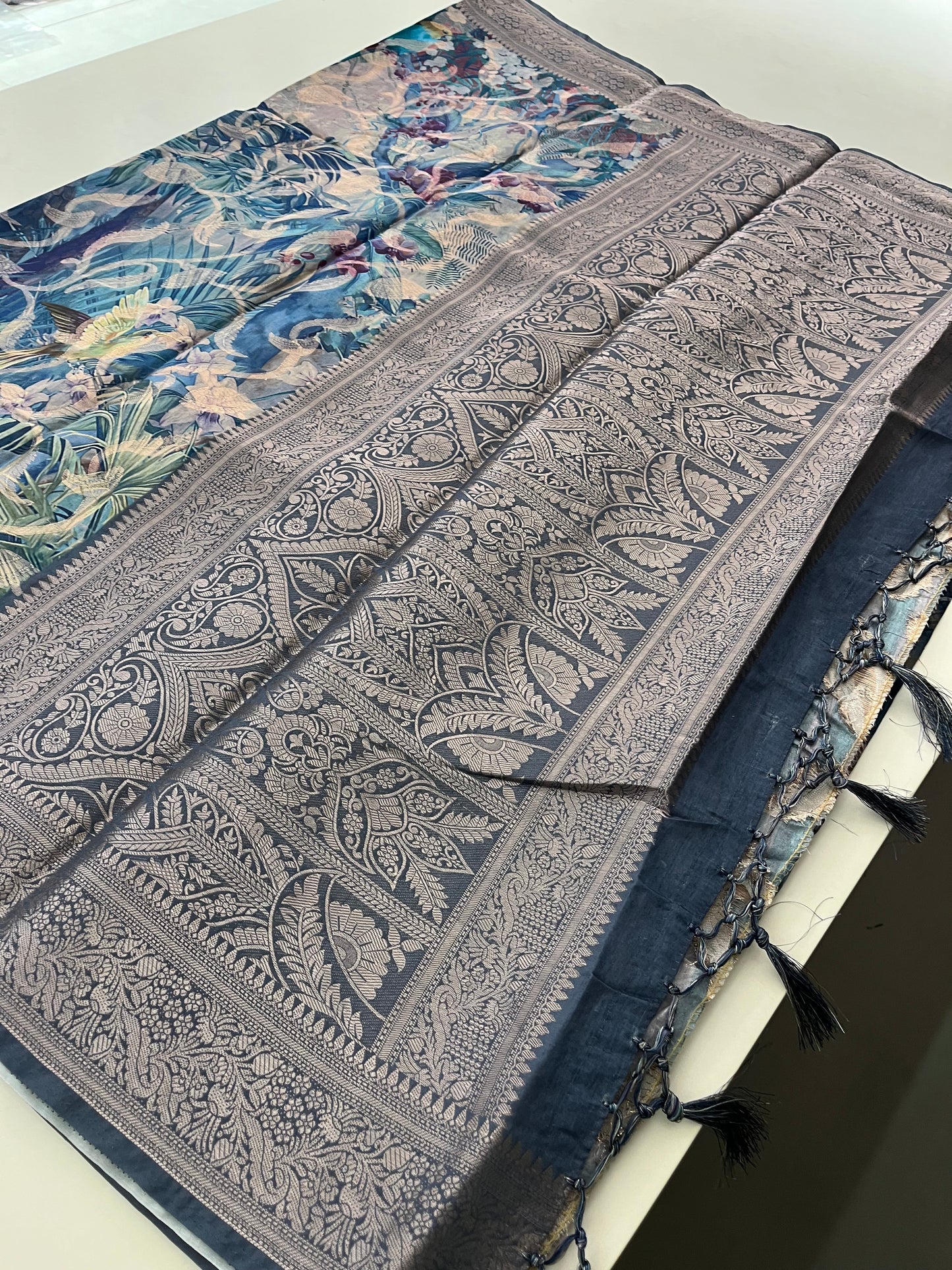 Printed Organza Saree