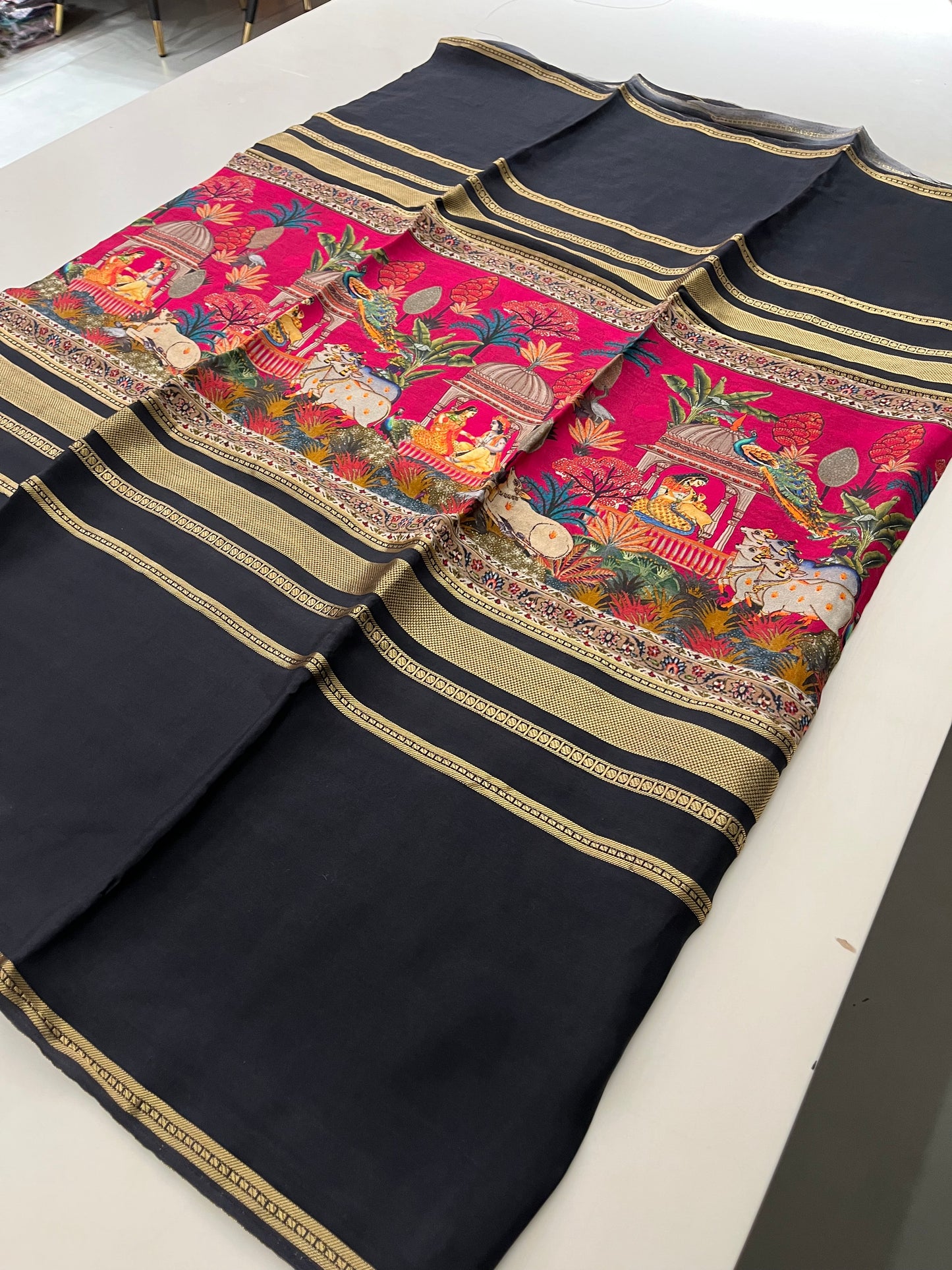 Designer Printed Crape