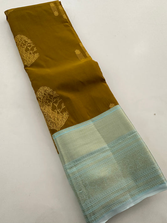Semi Kanchi Silk Saree