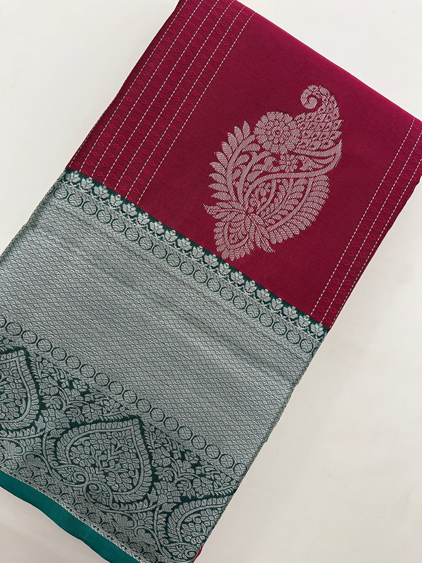 Semi Kanchi Silk Saree