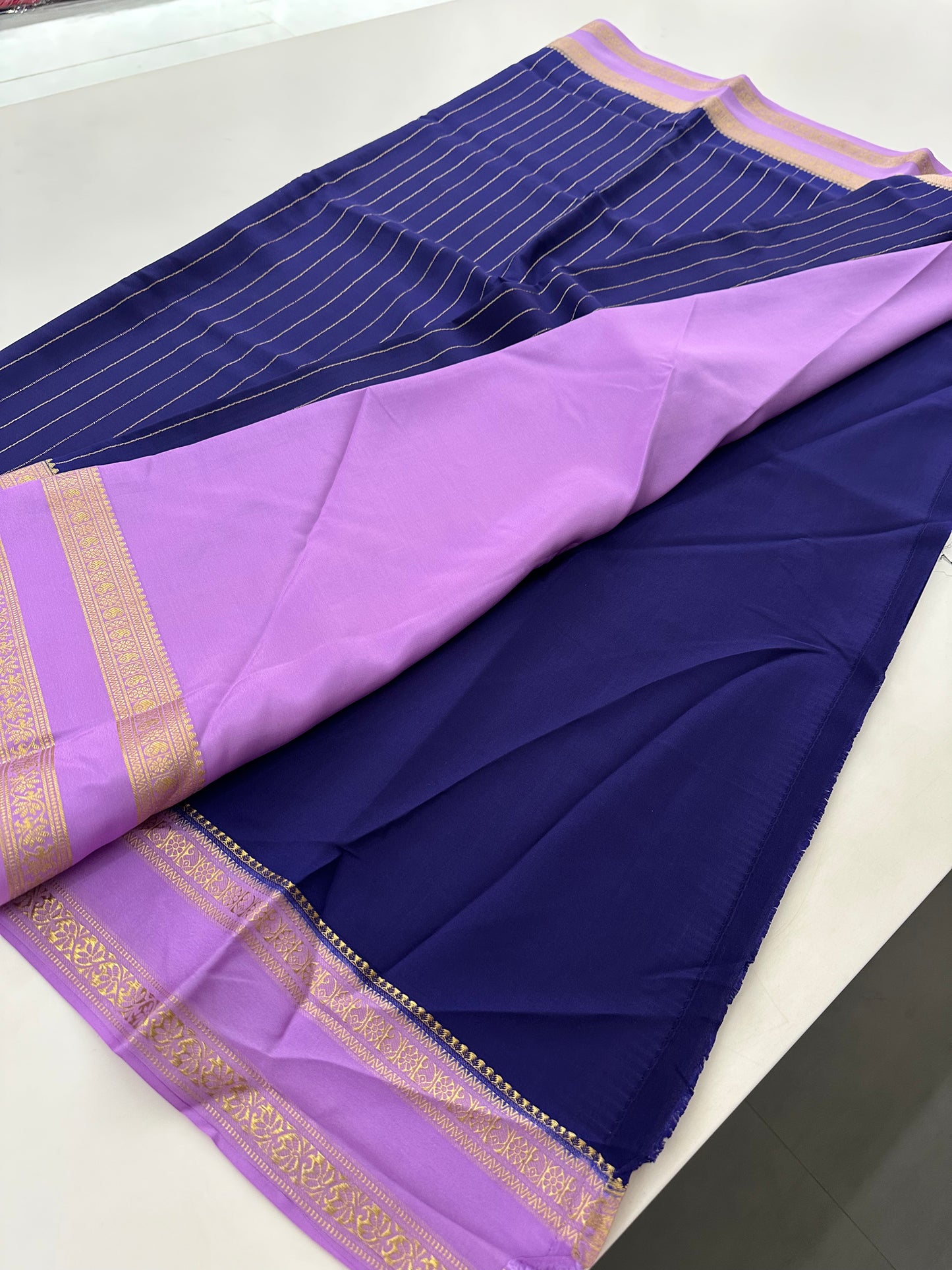 Pure Mysore Crape Silk Saree