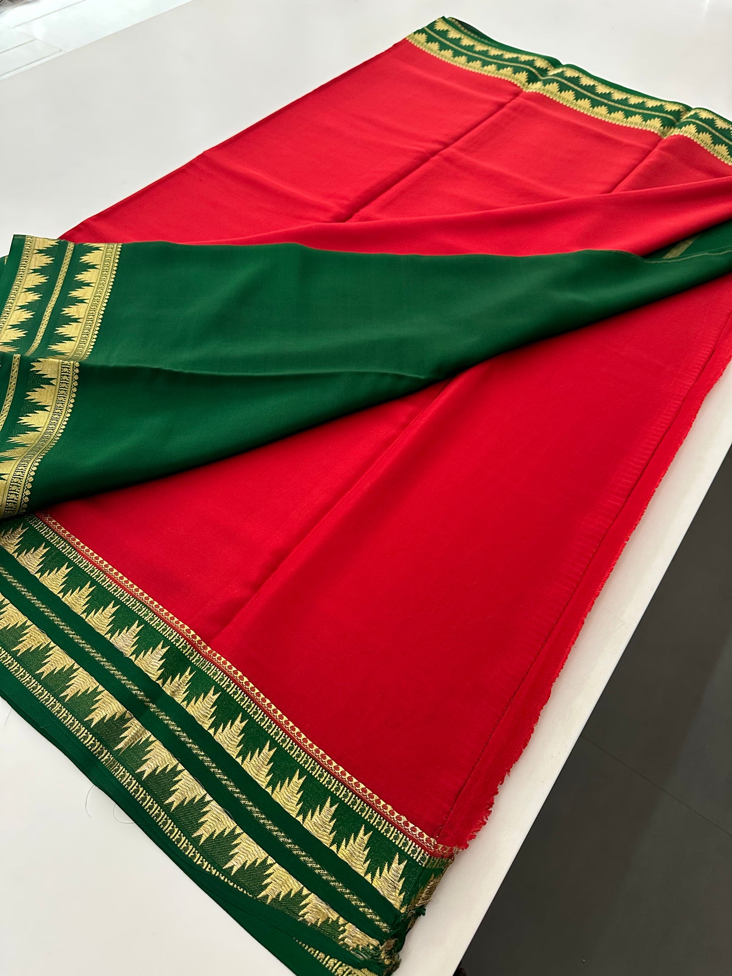 Pure Mysore Crape Silk Saree