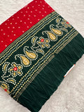 Crush Patola Fancy Saree-JU5