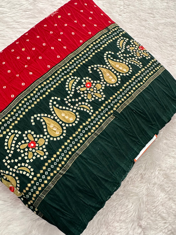 Crush Patola Fancy Saree-JU5