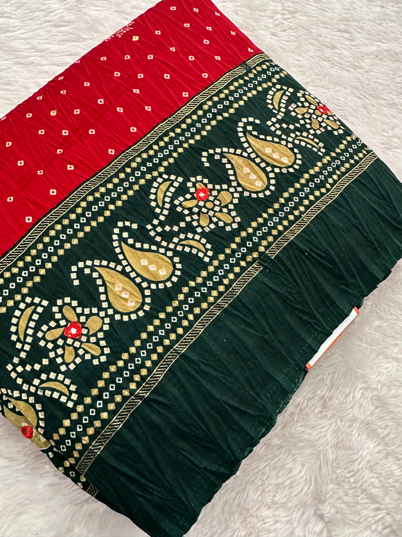 Crush Patola Fancy Saree-JU5