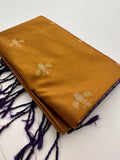 New Semi Soft silk Sarees From Kanchi in beatiful Borders-JU20