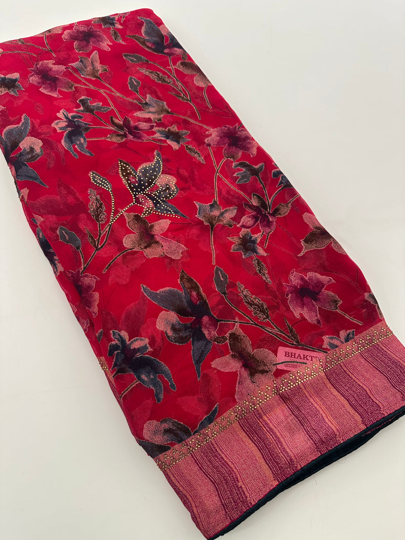 Brosso Fancy Saree New-(JU1)