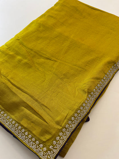 Stone work fancy saree