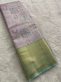 Tissue Kanchi Semi Silk Saree-JU8
