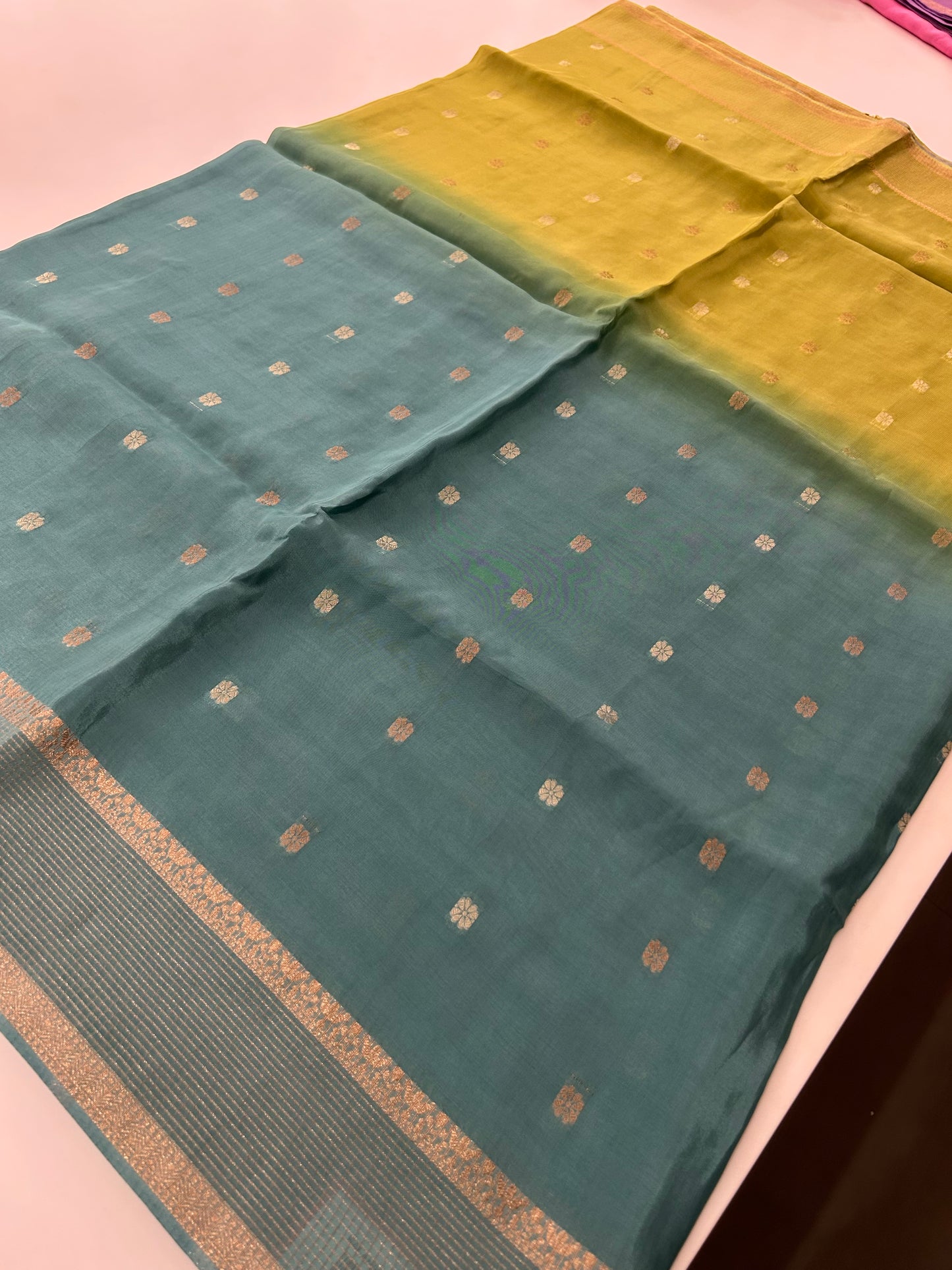 Banarsi Viscose Faded Saree-M18