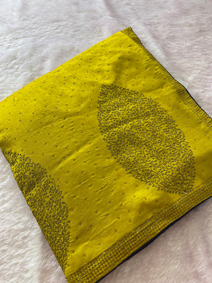 Tussar Work Fancy Saree