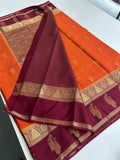 Semi Mysore Silk Saree-JU31