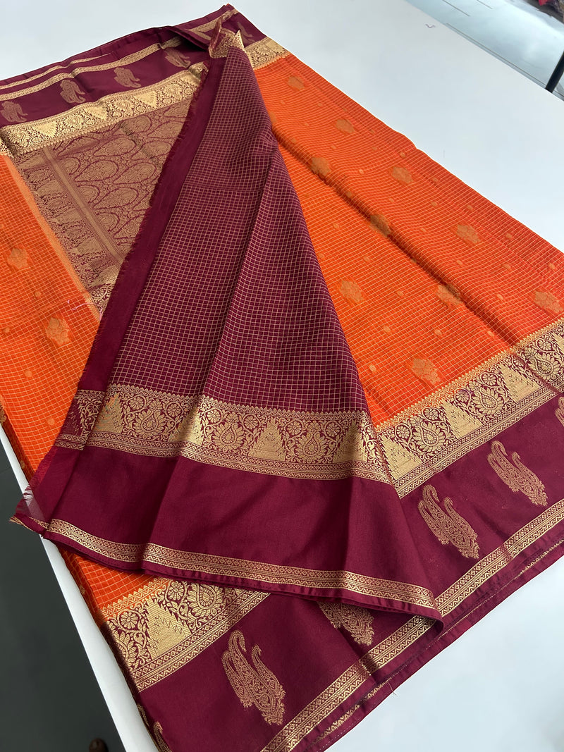 Semi Mysore Silk Saree-JU31