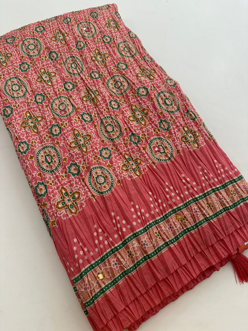 Crush Patola Fancy Saree-J25
