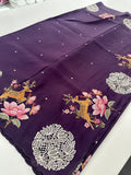ButterSilk Tussar Sarees are back in stock🌹
Comes with aari work and scallop style borders and cutwork buttas🌹-JU18